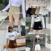 ราคา My style No:Ms1993 กางเกงยีนส์ขาสั้นเอวสูงเป๊ะ ผ้ายืด (9393587773)