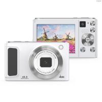 ราคา กล้องดิจิตอล 4K กล้องวิดีโอดิจิตอล 48MP เลนส์คู่ 2.8 นิ้วหน้าจอ IPS โฟกัสอัตโนมัติ 16X ซูมดิจิตอลแบตเตอรี่ในตัวแฟลช 32GB TF Card Birthda Came423 กล้องวิดีโอ (28234598816)