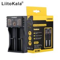 ราคา เครื่องชาร์จ LiitoKala Lii-202 เครื่องชาร์จถ่าน Li-Ion 18650 18350 16340 14500 26650 Ni-MH Ni-Cd AA AAA (5053753242)