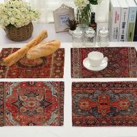 ราคา Persian Sivas โบราณ Cappadocian ตุรกีเฉพาะ Kilim Heriz แผ่นผ้าลินินโต๊ะรับประทานอาหารเสื่อที่รองแก้วชามถ้วยรูปแบบครัวแผ่นรองจานตกแต่งบ้าน (21593096832)