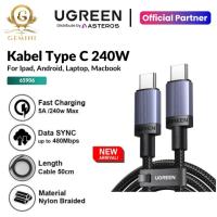 ราคา UGREEN สายชาร์จเร็ว Type C to Type C 240w Nylon Braided 65907 65908 (41218796412)
