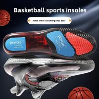 ราคา พื้นรองเท้ากีฬาศัลยกรรมกระดูก Poron ความยืดหยุ่นสูง Shock Absorption แบนเท้าสูง Arch สนับสนุนผู้ชายผู้หญิงรองเท้าผ้าใบ Orthotic Plantillas ใส่รองเท้า Sole (26292661112)