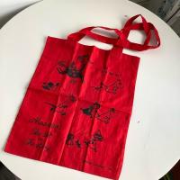 ราคา กระเป๋ามูมินสีแดงสด ผ้าเนื้อบาง #Moomin Tote bag (26974485237)