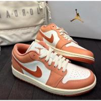 ราคา Jordan Air Jordan 1 Low Low cut White Powder (29689222565)