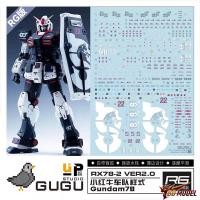 ราคา ✅พร้อมส่ง ดีคอลน้ำ DECAL [GUGU] RG 1/144 RX-78-2 Ver2.0 F1 GUNDAM พร้อมส่ง (24491578192)