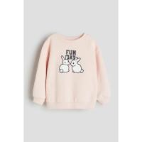 ราคา H&M(เอชแอนด์เอ็ม) เสื้อวอร์มตกแต่งลาย เด็กผู้หญิง 1216937_3 (26005943789)