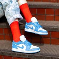 ราคา ฟิกเกอร์ az ,,[พร้อมส่ง] NIKE W Jordan 1 Low UNC University Blue แท้ 100% (24234906268)