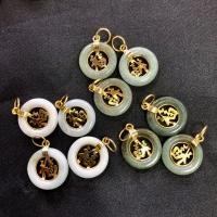 ราคา ✨จี้อักษรจีน หยกนำโชค ขนาดเหรียญ 1 ฿ (19342758640)