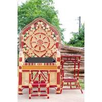 ราคา ธรรมาสน์หวาย ขนาดกลาง สูง 190​เซนติเมตร​ที่นั่ง​80x77​เซนติเมตร​ครับ​ (27984728136)