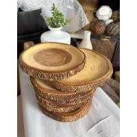 ราคา จานไม้ จานไม้มะม่วง ติดเปลือก ขนาด8นิ้ว หนา 1 นิ้ว ขุดลึก เขียงเปลือกไม้ เขียงติดเปลือก (28209417320)