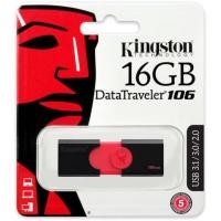 ราคา 16 GB FLASH DRIVE (แฟลชไดร์ฟ) KINGSTON DATA TRAVELER 106 (DT106/16GB) (22026188871)