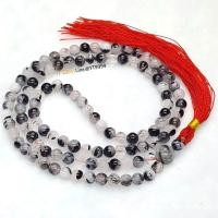 ราคา ประคำหินมงคล 108 เม็ด แก้วขนเหล็ก(ไหมดำ)แท้ ขนาดหิน 8 มม. YTG-10367 (4258427026)