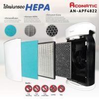 ราคา Aconatic HEPA Filter & Carbon Filter แผ่นกรองเครื่องฟอกอากาศ รุ่น AN-APF4822 (25086636263)