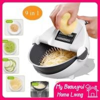 ราคา (STAINLESS STEEL) MBHL Multi-functional Kitchen Tool Cutter เครื่องขูด Pemtong Sayuran 多功能厨房房用 [ฟรี RM 50 VOUCHER] (22143315237)