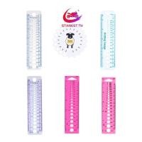 ราคา สแตนเลสที่สุดถักวัดไม้บรรทัดเย็บเข็มวัดเครื่องมือวงกลมเรขาคณิตไม้บรรทัด (27819243625)