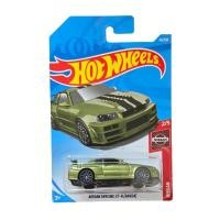 ราคา hot wheels NISSAN SKYLINE GT-R (R34) สีเขียว (12109352831)