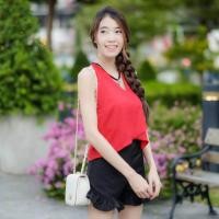 ราคา เซต(เสื้อ+กางเกง)ผ้ามอสเครป (63988386)