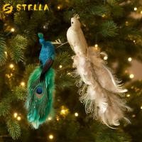 ราคา เป็นตัวเอก เครื่องประดับนกยูงคริสต์มาส, จําลองนกขนนกจริงนกตกแต่ง, นกน้อยตกแต่งแววแฮนด์เมดเทียมขนนกยูงคริสต์มาสฤดู (41425403402)