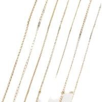 ราคา สร้อยคอและสร้อยข้อมือทำด้วยมือ ทองคำเคลือบจริง แบบโซ่บาง พร้อมส่วนขยายพู่ O-chain (41274048169)