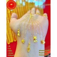 ราคา สร้อยคอทองแท้75%แถมจี้ทองแท้ 99.99% หนัก 0.4-0.5 กรัม (8146233591)