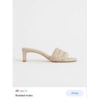 ราคา Used like new!! รองเท้าส้นสูง H&M สีครีม size 37 (13095759174)