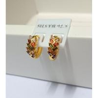 ราคา ต่างหูนพเก้า ต่างหูทองพลอยนพเก้า (EG-01) (29958170974)