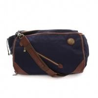 ราคา Orobianco Shoulder Bag Nylon leather navy brown Direct from Japan Secondhand (41115286727)