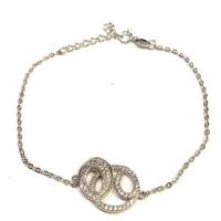 ราคา สร้อยข้อมือเงินแท้ ยาว 6-6.5 นิ้ว (6624308039)