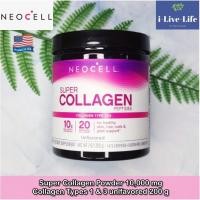 ราคา คอลลาเจนแบบผง Super Collagen Powder 10,000 mg Collagen Types 1 & 3, unlfavored 200 g - Neocell (5305226444)