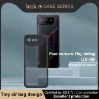ราคา สำหรับ ASUS ROG Phone 6 Pro / ROG 6D / ROG 6 - Imak เคสกันกระแทกสี่มุมพร้อมแอร์แบ็กขนาดเล็ก พื้นผิวด้านพิเศษ (26781565436)