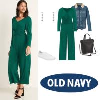 ราคา จั้มสูทขายาว OLD NAVY (สีเขียว) (8942729668)