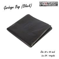 ราคา ถุงขยะ แบบหนา สีดำ ขนาด 30x40 นิ้ว [กก.] (25623934272)