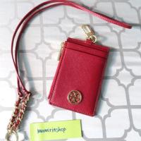 ราคา กระเป๋าใส่นามบัตรคล้องคอ tory burch สีแดง (1498756024)