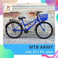 ราคา สินค้าพร้อมส่ง จักรยาน 24 นิ้ว mtb แถมกระดิ่ง จักรยาน จักรยานผู้ใหญ่ รถจักรยานผู้ใหญ่ (6235085310)