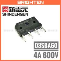 ราคา SHINDENGEN D3SBA60 ไดโอดสะพาน 4A 600V (27937897388)
