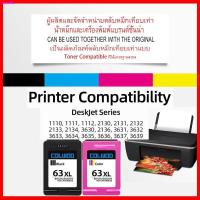 ราคา อุปกรณ์สำหรับเล่นเกม❃◊HP 63 หมึก 63XL สีดำ HP63 HP63XL ตลับหมึก XL ตลับหมึกตลับหมึกรีฟิล 1112 2130 2132 3830 4520 4650 (10906757420)