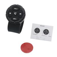 ราคา ไร้สายบลูทูธปุ่มรีโมทหมวกกันน็อคหูฟังรถจักรยานยนต์/จักรยาน ชม. และบาร์ สื่อ ควบคุมพวงมาลัยรถยนต์ (24147469454)