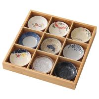 ราคา Underglaze สีเซรามิคจานเครื่องปรุงรสขนมขบเคี้ยวจานกลมน้ำส้มสายชูซีอิ๊วญี่ปุ่นจาน retro มือวาดร้านอา (25534957703)