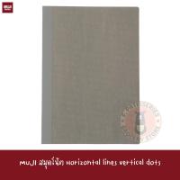 ราคา MUJI สมุดจด กระดาษคุณภาพสูง GRID High Quality Paper Slim Notebook Horizontal lines vertical dots A6 B6 A5 (23508144662)