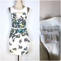 ราคา Karen millen เดรสลายดอกไม้ size S (44125541670)