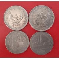 ราคา เหรียญ 1 บาท2505-2517-2520-2525รวม 4 เหรียญ 130 บาท (29923859239)