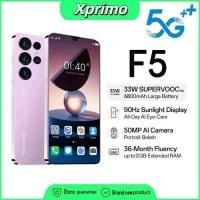 ราคา สมาร์ทโฟน F5 6.7นิ้ว 12+512GB 5G โทรศัพท์มือถือ 5G WIFI Android Learning phone รับประกัน 1ปี (26281709427)