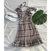 ราคา GS (พร้อมส่ง) มินิเดรช ชุดเดรส เสื้อกระโปรงลายสก็อต ชุดกระโปรง เดรชสก๊อตน่ารักๆ (15063022731)