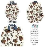 ราคา เสื้อฮาวายมือสอง Quizz ของแท้ รหัส hv124 (19560295204)