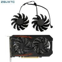 ราคา 75มม. ที128010SU PLD08010S12HH 12V พัดลมระบายความร้อนสําหรับ Gigabyte GTX1050Ti 1050 Ti สําหรับ RX 550 RX560 กราฟิกการ์ด 4Pin Cooler แฟน (44072194812)