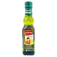 ราคา น้ำมันมะกอก Carbonell นำเข้าจากสเปน มี 2 สูตร 1.extra virgin olive oil (สีเขียว) 2.olive oil (สีแดง) (26552932888)