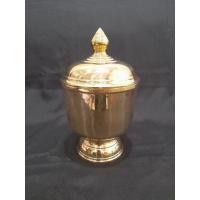 ราคา ครอบน้ำมนต์ โถน้ำมนต์ทองเหลือง ใหญ่ กว้าง 5.2 นิ้ว (13 ซ.ม.) (15773938024)