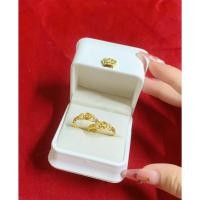 ราคา แหวนเงินชุบทอง 18karat นําโชค - แหวนผู้หญิง - แหวนเงินสวยๆ (42418533295)