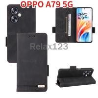 ราคา เคสโทรศัพท์หนัง ฝาพับแม่เหล็ก พร้อมช่องใส่บัตร และขาตั้ง สําหรับ OPPO A79 5G OPPOA795G A 79 OPPOA79 2023 (25902877897)