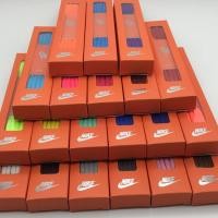 ราคา เหมาะสําหรับ Nike ครึ่งวงกลมเชือกผูกรองเท้าแบนรอบรองเท้าผ้าใบ Low-Top Original รองเท้าบาสเก็ตบอลสีดําสีขาวเชือกผูกรองเท้า (44372131649)